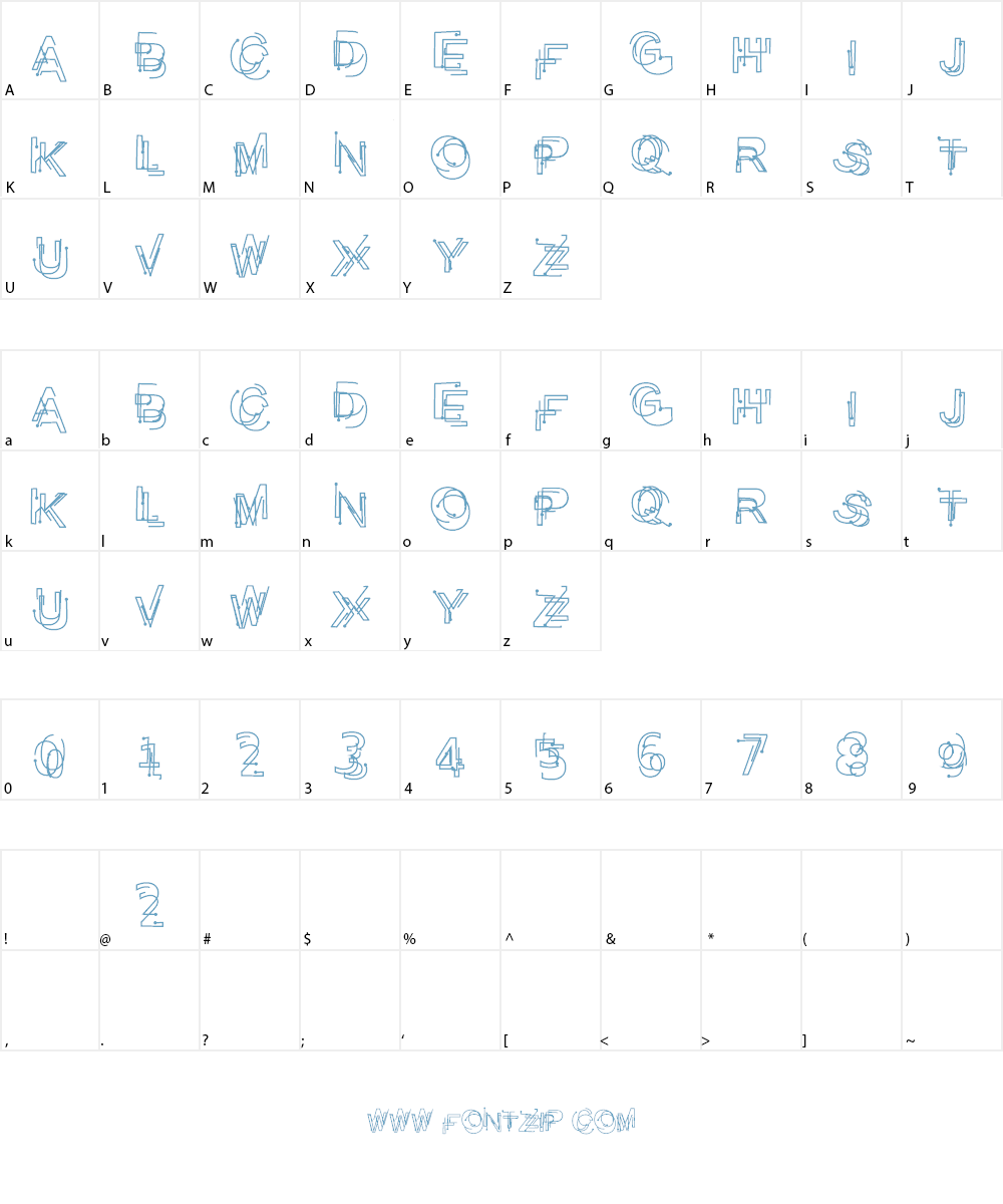 Problematic Piercer Font Character